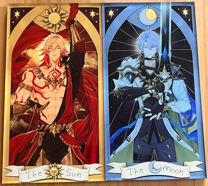 Acrylic block standees